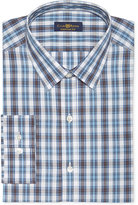 Thumbnail for your product : Club Room Estate Wrinkle-Resistant Persian Blue Checked Dress Shirt