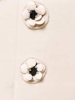 Thumbnail for your product : Miu Miu box pleat skirt with floral buttons
