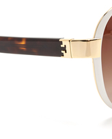 Thumbnail for your product : Tory Burch Aviator Sunglasses
