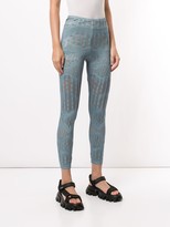 Thumbnail for your product : Pleats Please Issey Miyake Mesh Aplique Leggings
