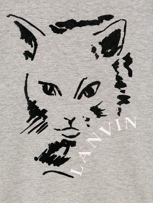 Lanvin cat print sweatshirt
