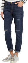 Thumbnail for your product : Current/Elliott The Fling Distressed Low-Rise Boyfriend Jeans