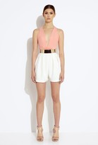 Thumbnail for your product : Aq/Aq Pentagon High Waisted Shorts - Cream