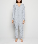 Thumbnail for your product : New Look Light Leopard Burnout Onesie