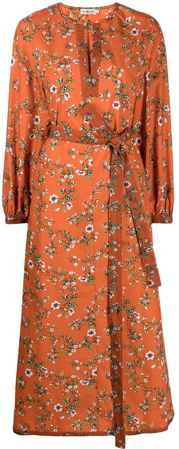Tory Burch Floral-Print Tunic Dress - ShopStyle