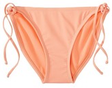 Thumbnail for your product : Xhilaration Junior's Mix and Match Side Tie Swim Bottom -Creamsicle
