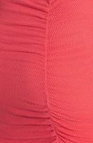 Thumbnail for your product : So Low Solow Shirred Mesh Racerback Body-Con Minidress