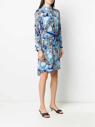 Diane von Furstenberg Chine silk shirt dress