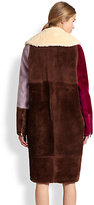 Thumbnail for your product : 3.1 Phillip Lim Colorblock Shearling Coat