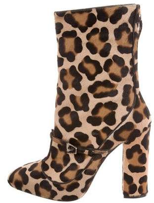 No.21 Ponyhair Mid-Calf Boots w/ Tags