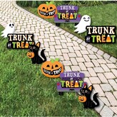 Thumbnail for your product : Big Dot of Happiness Trunk or Treat - Cat Pumpkin Trunk Lawn Decorations - Outdoor Halloween Car Parade Party Yard Decorations - 10 Piece