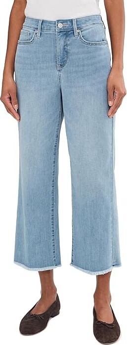 NYDJ Coco Relaxed Wide Leg Crop Jeans Women's Jeans Heritage Glow : 12 25.5, Cotton/Denim/Elastane