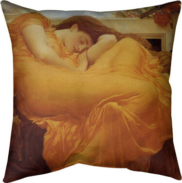 ArtVerse Frederic Leighton Flaming June Floor Pillow - Standard
