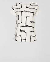 Thumbnail for your product : Jaeger Monochrome Maze Print Top
