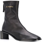 Thumbnail for your product : Acne Studios Logo-Print Leather Boots