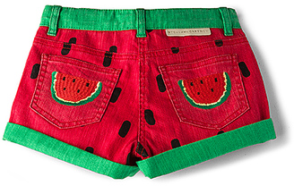 Stella McCartney Kids Hula Girls Denim Shorts