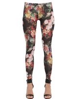 Thumbnail for your product : Blumarine Printed Viscose Jersey Leggings