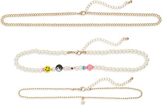 Capelli New York Kids' Set of 3 Choker Necklaces