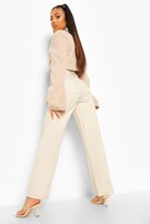 Thumbnail for your product : boohoo Petite Seam Detail Pants