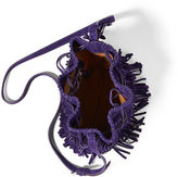 Thumbnail for your product : Polo Ralph Lauren Fringe Suede Mini Bucket Bag