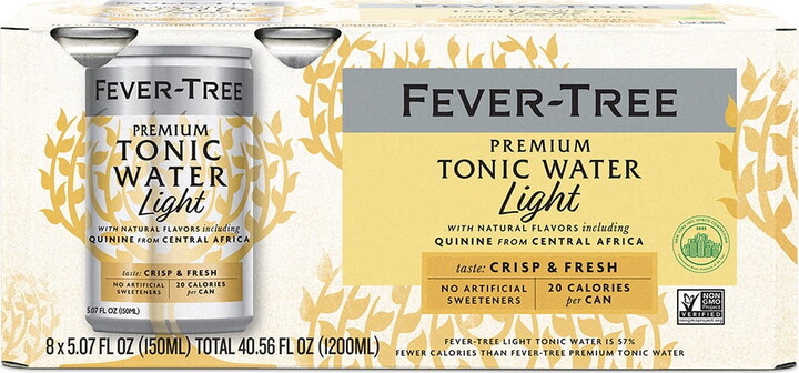 Fever-Tree - Refreshingly Light Tonic Cans -8pk