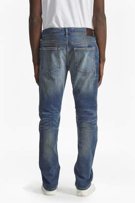 French Connection Plaited Stretch Distressed Straight Leg Jeans