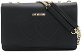 Thumbnail for your product : Love Moschino double heart crossbody bag