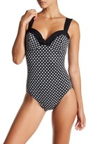 Thumbnail for your product : Miraclesuit Miracle Suit Polka Dot One-Piece Swimsuit
