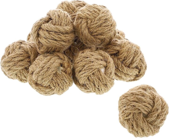 Bright Creations 12 Count Natural Jute Burlap Craft Rope Ball for DIY  Crafts Home Decor, 4cm diameter - ShopStyle Artwork