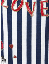Thumbnail for your product : Dolce & Gabbana Italia embroidery striped dress