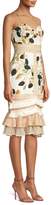 Thumbnail for your product : PatBO Fruta Printed Fitted Midi Dress