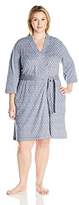 Thumbnail for your product : Amazon Essentials Women's Plus Size 100% Cotton Robe
