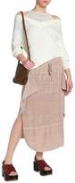 Thumbnail for your product : Stella McCartney Ruffled Open-Knit Midi Skirt
