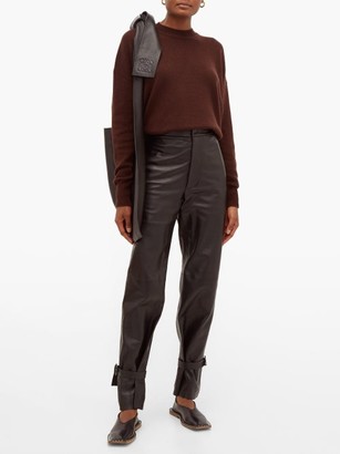 Jil Sander Dropped-sleeve Cashmere Sweater - Brown