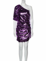Thumbnail for your product : For Love & Lemons One-Shoulder Mini Dress w/ Tags Purple