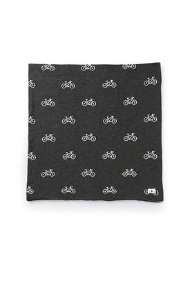 Country Road Bicycle Knit Blanket