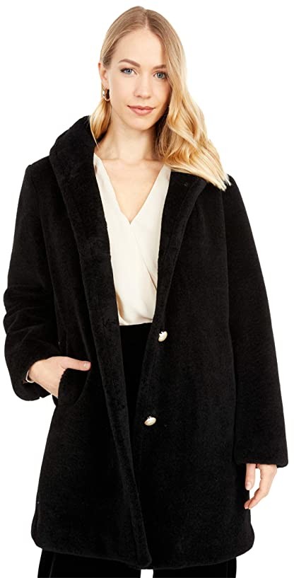 Kate spade faux fur coat Clearance