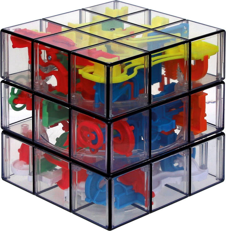 Spin Master Games Rubik’s Perplexus Fusion 3x3 Gravity 3D Maze Game Brain Teaser Puzzle Ball | Anxiety Relief Items Cool Stuff | Sensory Toys for Adults & Kids Ages 8+
