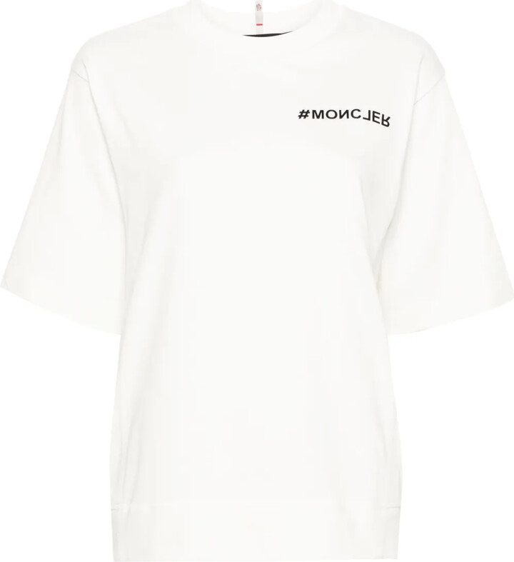 MONCLER GRENOBLE logo-embossed cotton T-shirt