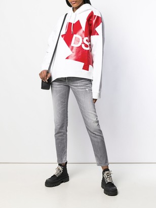DSQUARED2 Canada flag hoodie
