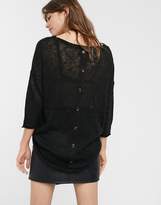 Thumbnail for your product : Only Lola button detail jumper