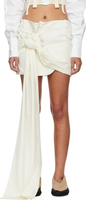 Jacquemus Women's White Skirts | ShopStyle