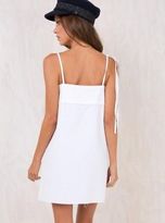 Thumbnail for your product : Princess Polly New Women's The Vale Tie Shoulder Dress White