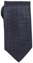 Thumbnail for your product : Valentino dark blue check silk tie