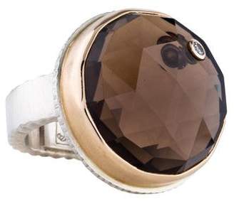 Jamie Joseph Smoky Quartz & Diamond Ring