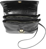 Thumbnail for your product : Roccobarocco Bento Croco Embossed Eco-leather Shoulder Bag