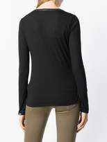 Thumbnail for your product : Patrizia Pepe stitched collar T-shirt
