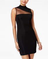 Thumbnail for your product : Teeze Me Juniors' Illusion-Mesh Bodycon Dress