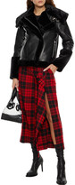 Thumbnail for your product : Walter Baker Edaurdo Leather And Faux Fur Coat