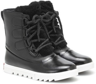 Sorel Joan Of Arctic Next Lite leather snow boots